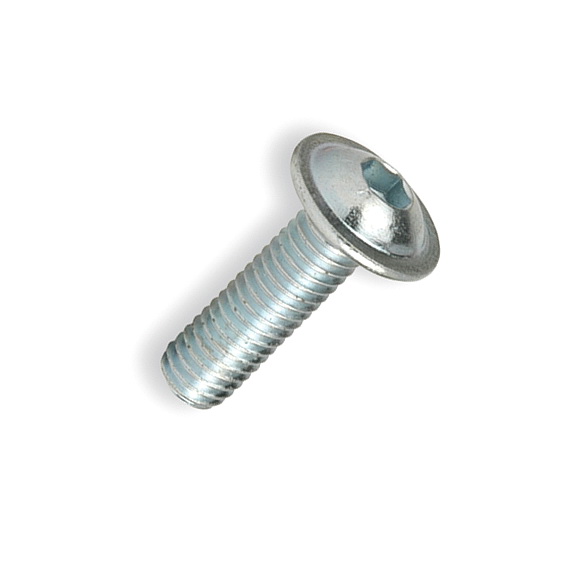 М5х16 Винт ISO 7380-2 с п/круг. гол. с фланц. и вн. шестигр. кл. прочн. 10.9 М5х16 Винт ISO 7380-2 с п/круг. гол. с фланц. и вн. шестигр. кл. прочн. 10.9