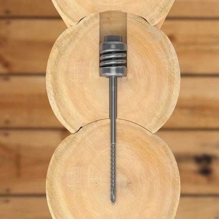 Компенсатор усадки бревна