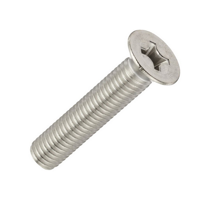 М5х90 Винт DIN 965/ГОСТ 17475 с потайной головкой, оцинкованный