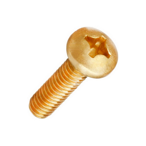 М3х14 Винт с полукр головкой, латунь