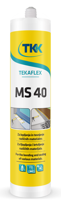 Tekaflex MS 40 герметик-клей уплотняющий черный 290 ml.