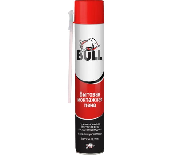 Bull SF550 Бытовая монтажная пена, 550 гр.