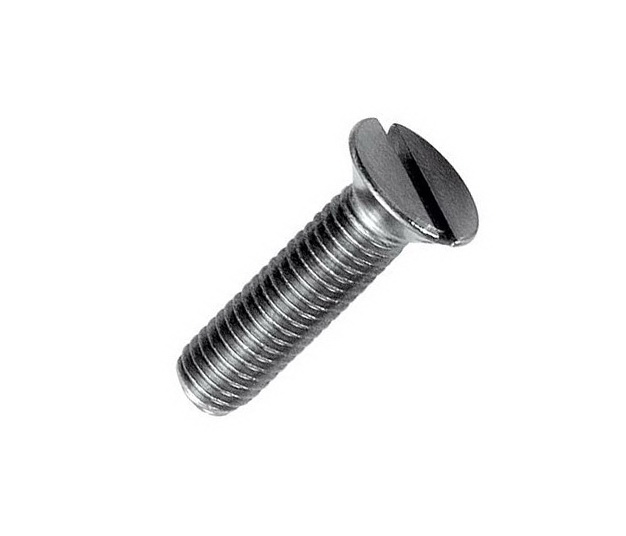 М3х6 DIN 963 Винт с потайной головкой, пр. шлиц, нерж.сталь А2