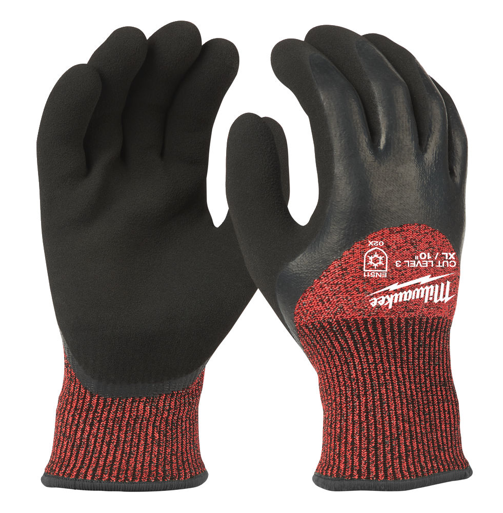Перчатки Milwaukee с защитой от порезов зимние, уровень 3