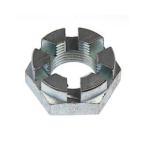 М12*1,5 DIN 937/ГОСТ 5919 Гайка корончатая низкая, оц.