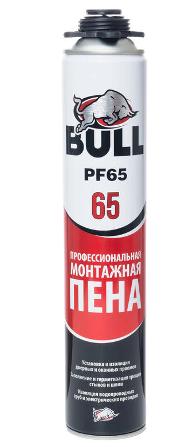 Bull PF65 Профессиональная монтажная пена, 850г.