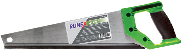  Ножовка по сырой древесине RUNEX GREEN 400мм
