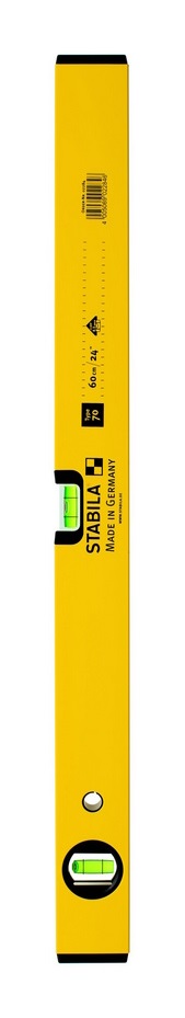 STABILA Уровень  тип  70,  600мм (1верт.,1гориз.,точн. 0,5мм/м)