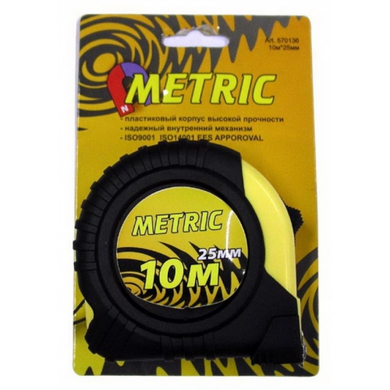  10м METRIC Рулетка с магнитом