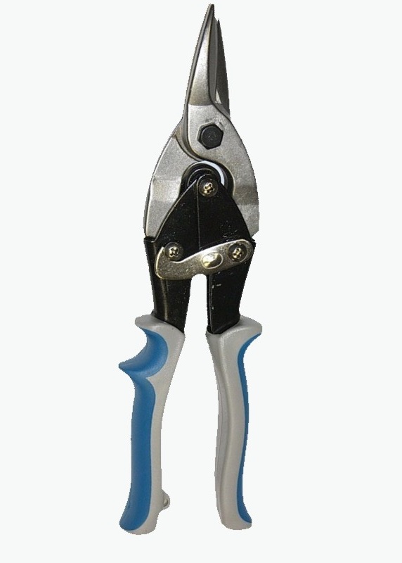  250мм Hardax Ножницы по металлу, левый рез, для тонкого металла, обрезиненные ручки 
