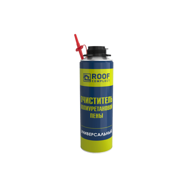 Очиститель монтажной пены Roof Complect 320 гр. Очиститель монтажной пены Roof Complect 320 гр.