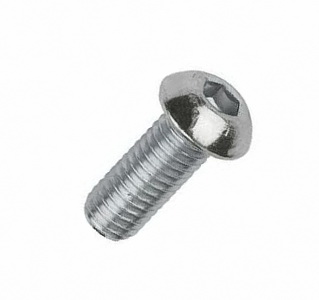 М5х35 Винт ISO 7380 с п/круг. гол. и вн. шестигр. кл. прочн. 10.9 оц.