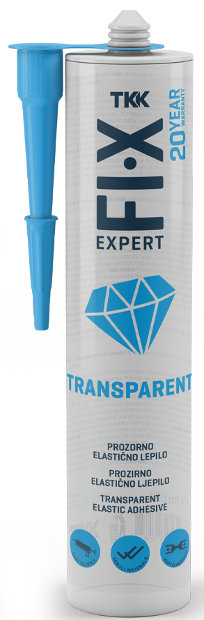 FI-X.expert TRANSPARENT POWER профессиональный монтажный универсальный прозрачный клей 290 ml